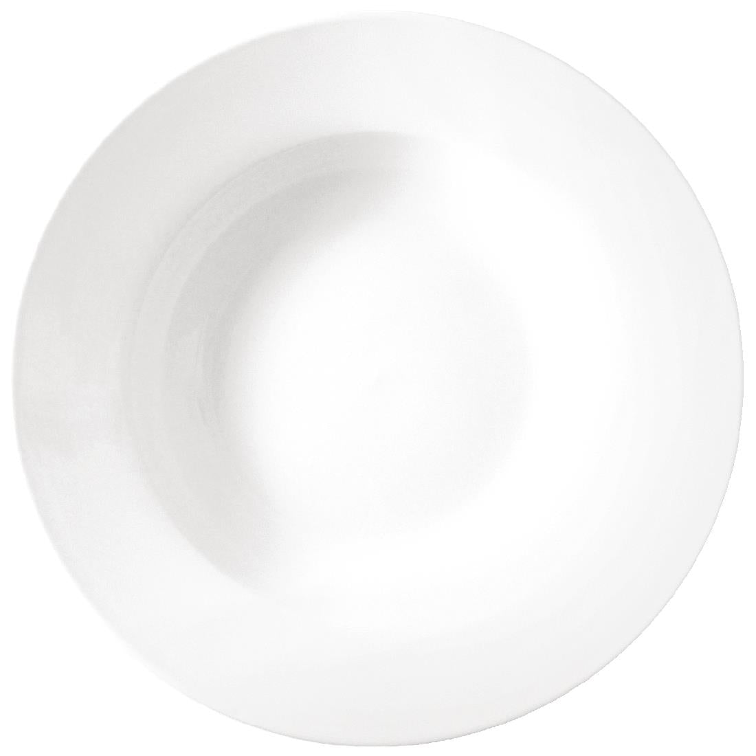 Olympia Athena Rimmed Soup and Pasta Bowls 228mm/9" (6 Pack)
