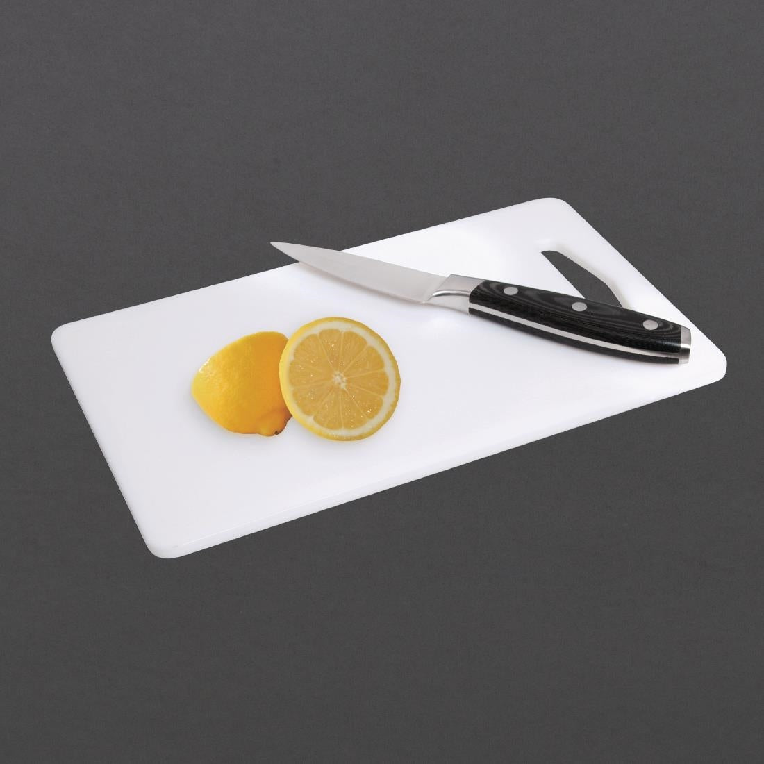 Hygiplas Low Density Cutting Board White 250x150x6mm