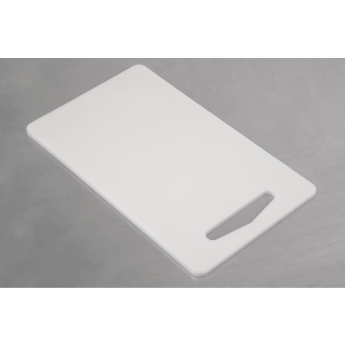 Hygiplas Low Density Cutting Board White 250x150x6mm