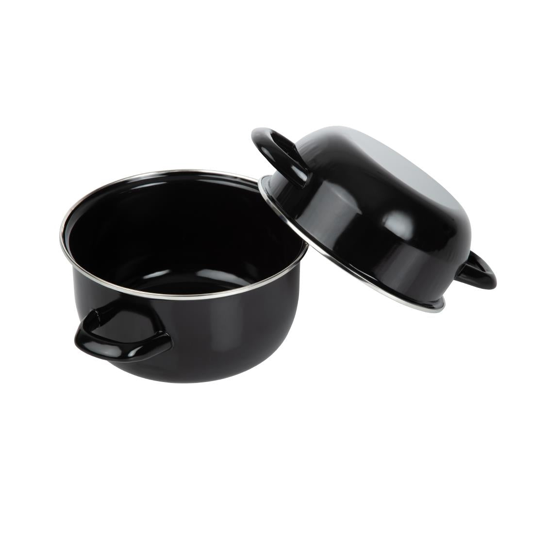 Olympia Enamel Mussel Pot Medium