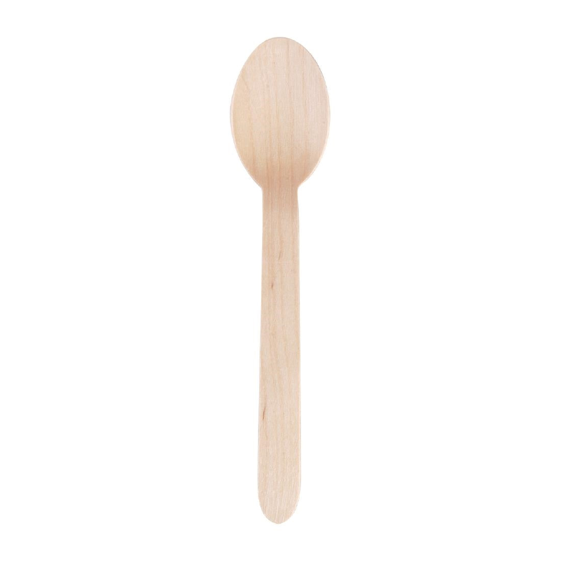 Fiesta Compostable Wooden Dessert Spoons (100 Pack)
