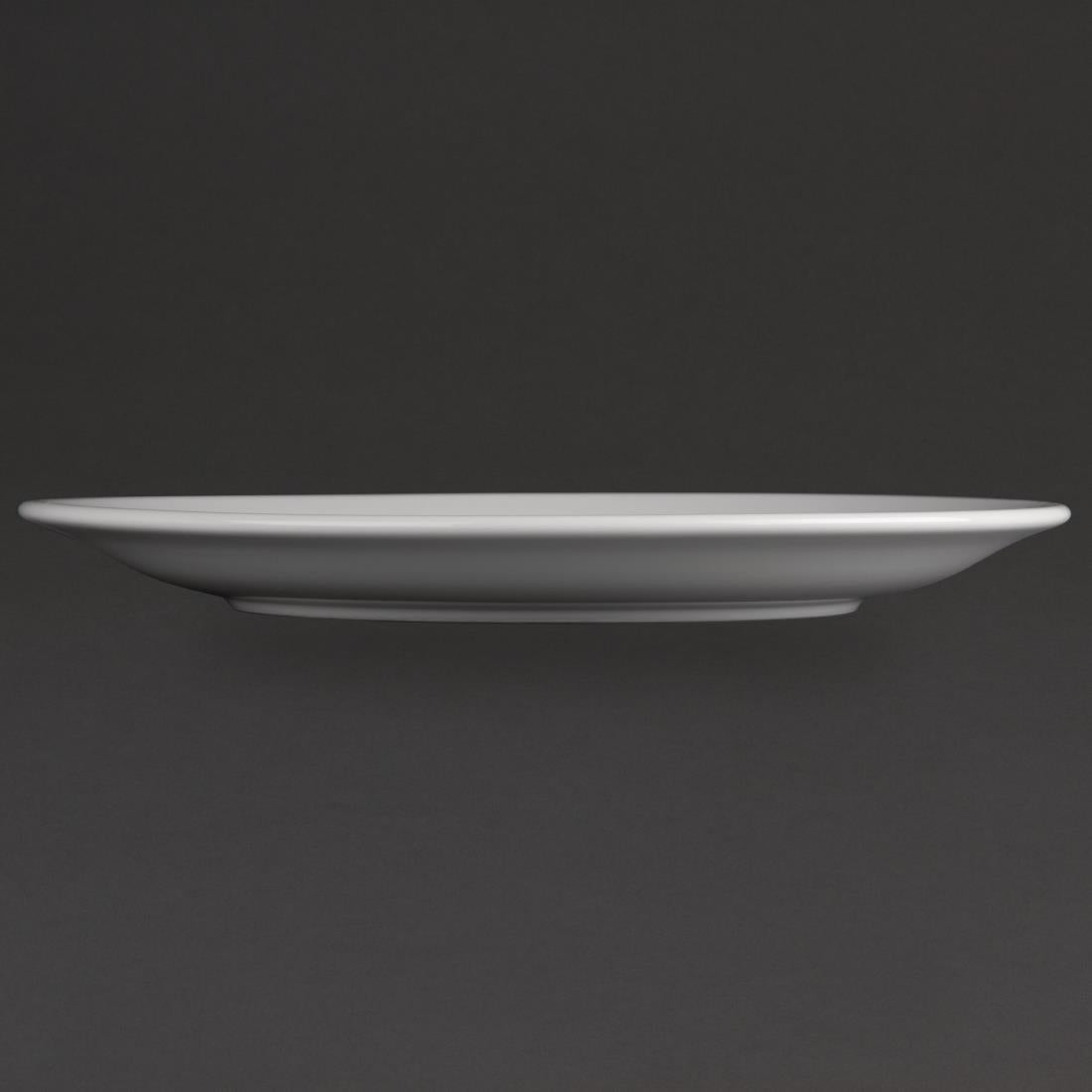 Olympia Athena Narrow Rimmed Plates 254mm/10" (12 Pack)