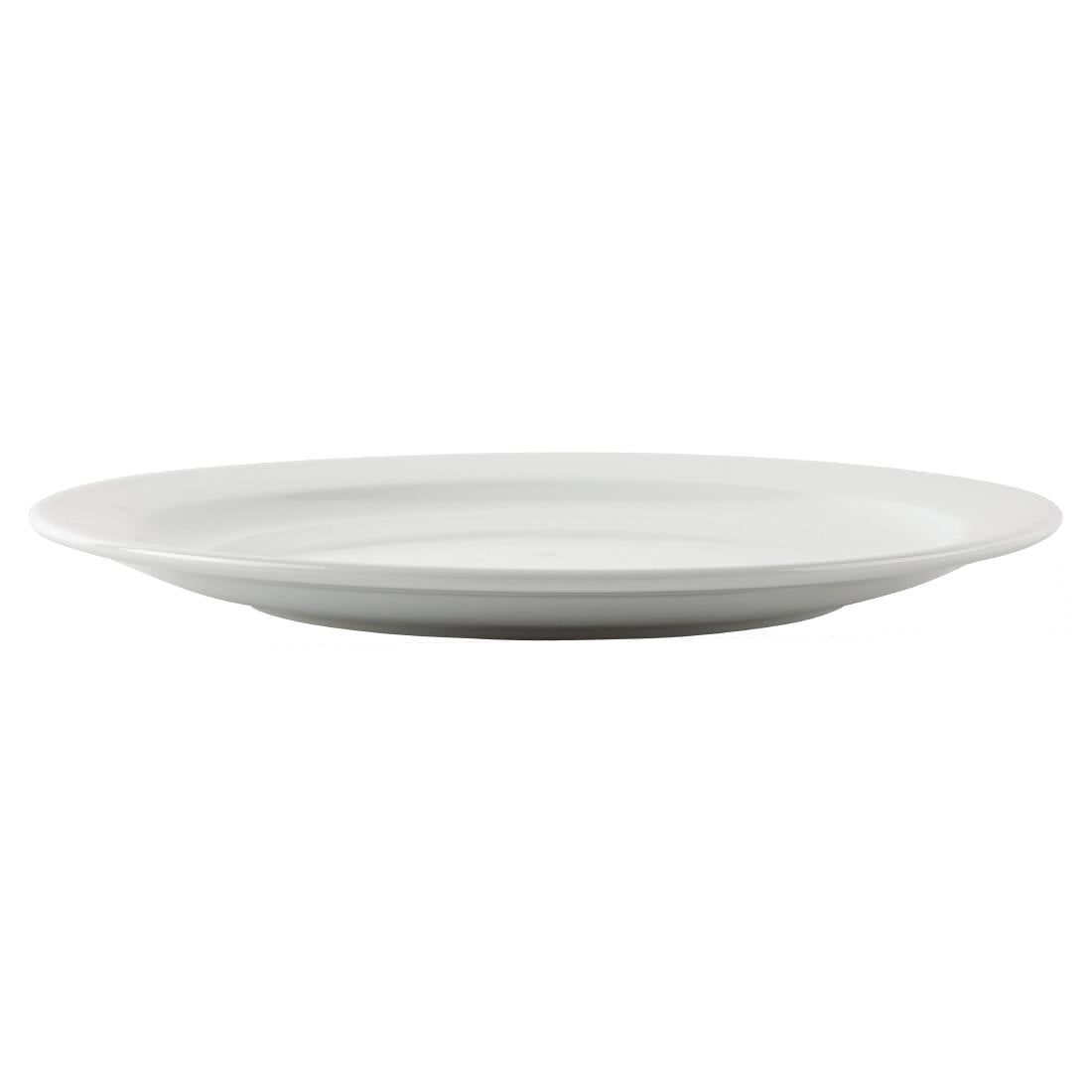 Olympia Athena Narrow Rimmed Plates 254mm/10" (12 Pack)