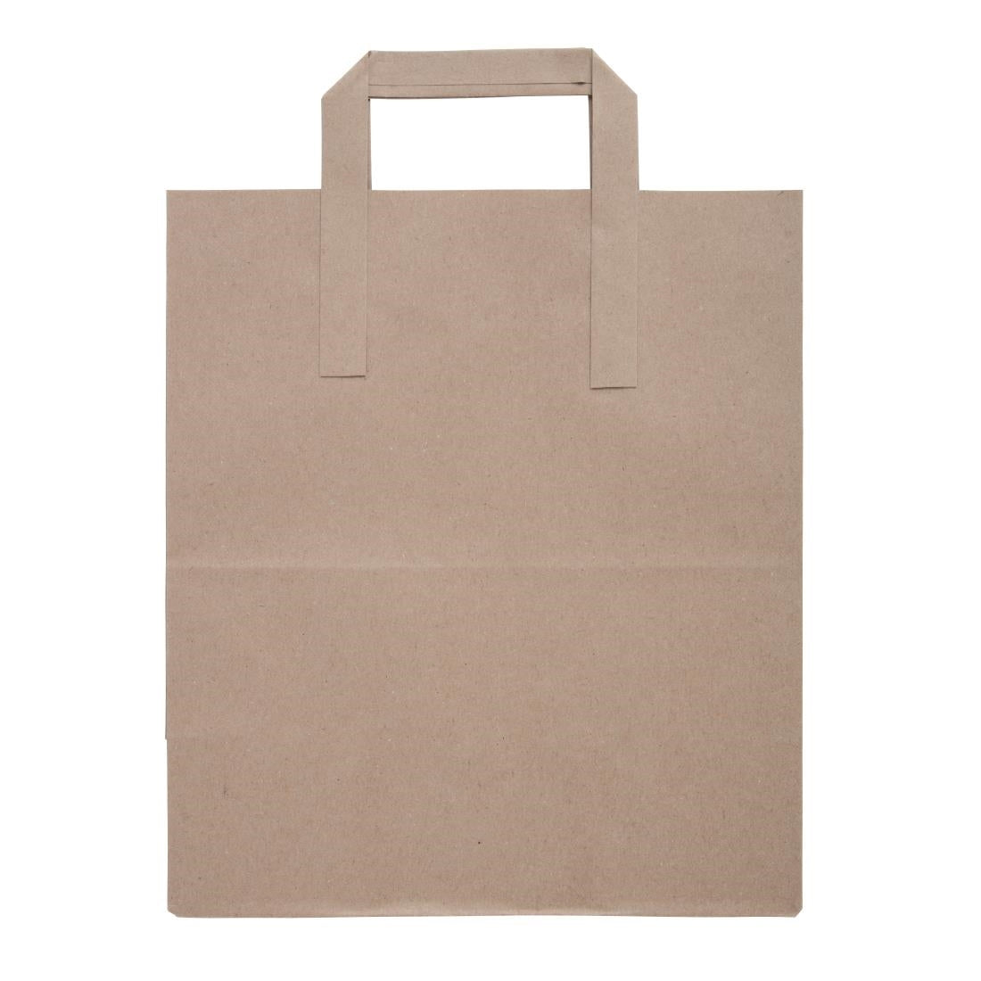 Fiesta Recyclable Brown Paper Bag with Handles Large (250 Pack)