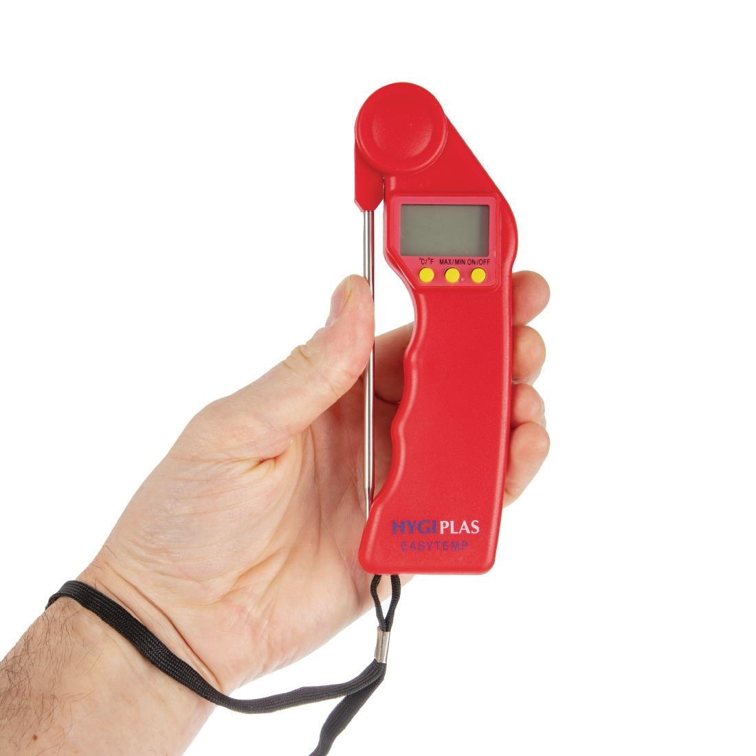 Hygiplas Easytemp Colour Coded Red Thermometer