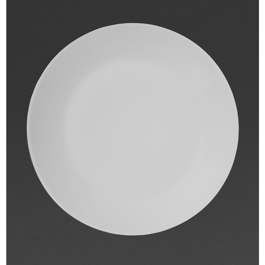 Royal Porcelain Classic White Coupe Plates 210mm (12 pack)