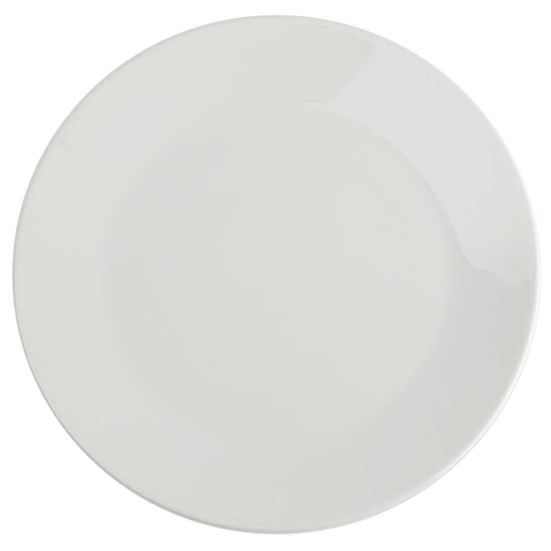 Royal Porcelain Classic White Coupe Plates 240mm (12 pack)
