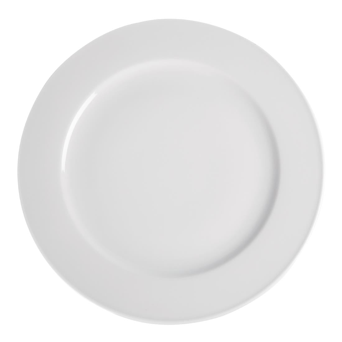 Royal Porcelain Classic White Wide Rim Plates 310mm (12 pack)