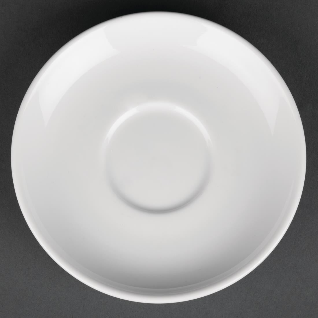 Royal Porcelain Classic White Espresso Cups Saucer 125mm (12 pack)