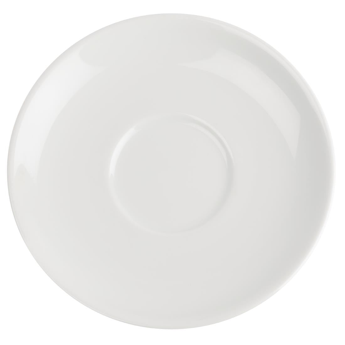 Royal Porcelain Classic White Tea Cup Saucers 150mm (12 pack)