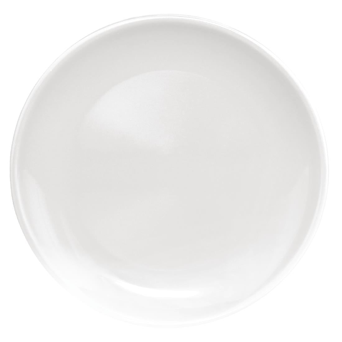 Olympia Cafe Coupe Plates White 205mm 8" (12 Pack)