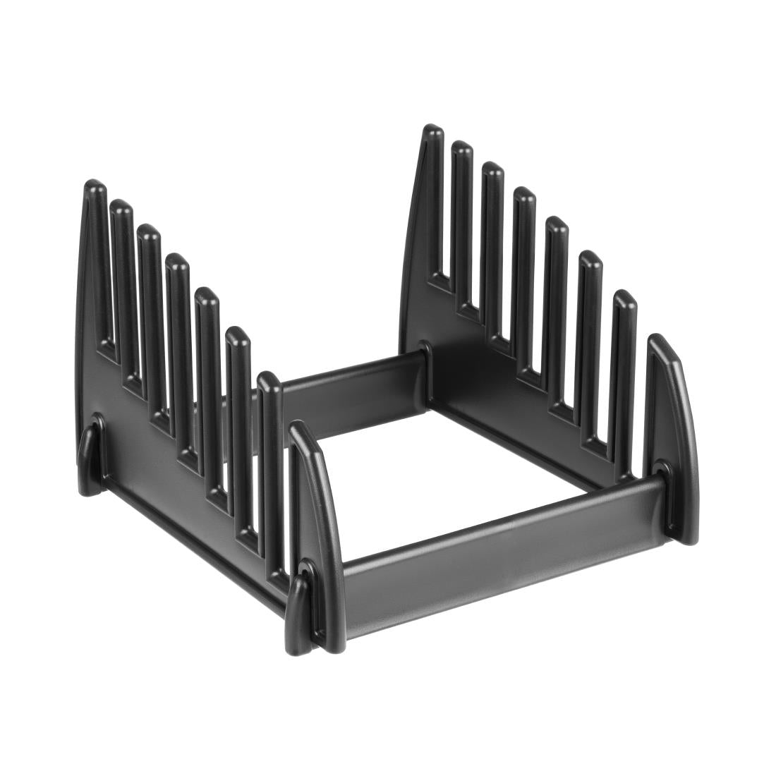 Hygiplas Low Density Chopping Board Set with Rack 450x300x10mm (7 Pack)