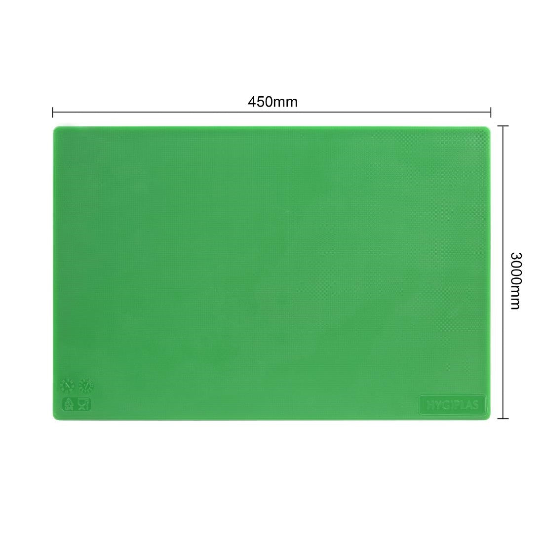 Hygiplas Low Density Antibacterial Chopping Board Set 450x300mm (7 pack)