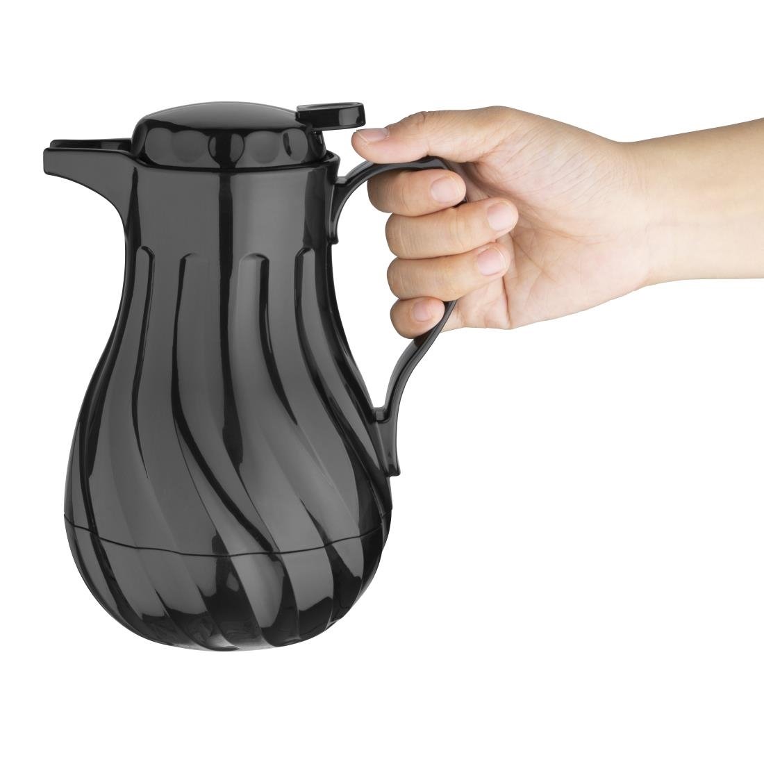 Olympia Insulated Swirl Jug Black 500ml