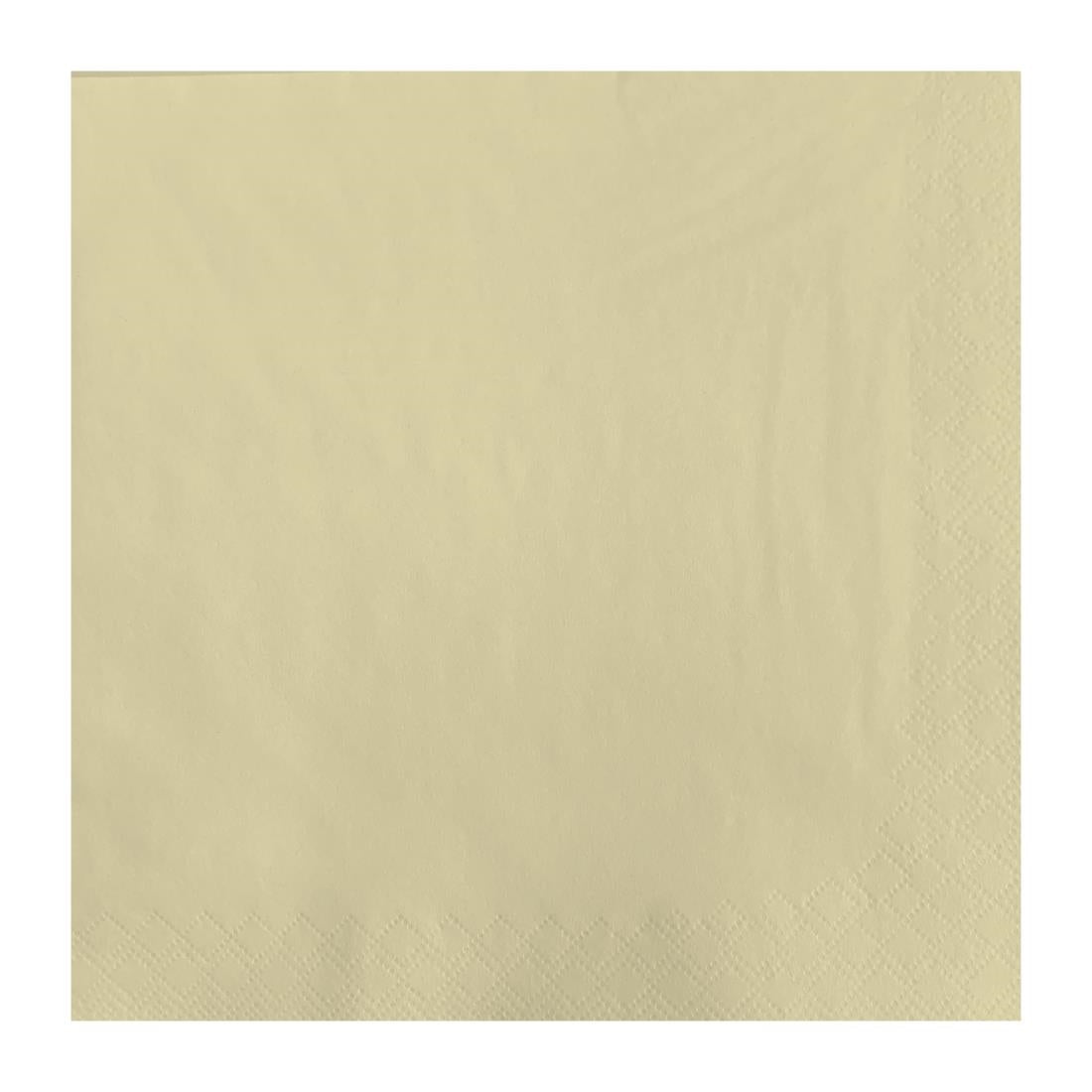 Fasana Lunch Napkin Crème 33x33cm 2ply 1/4 Fold (1500 Pack)