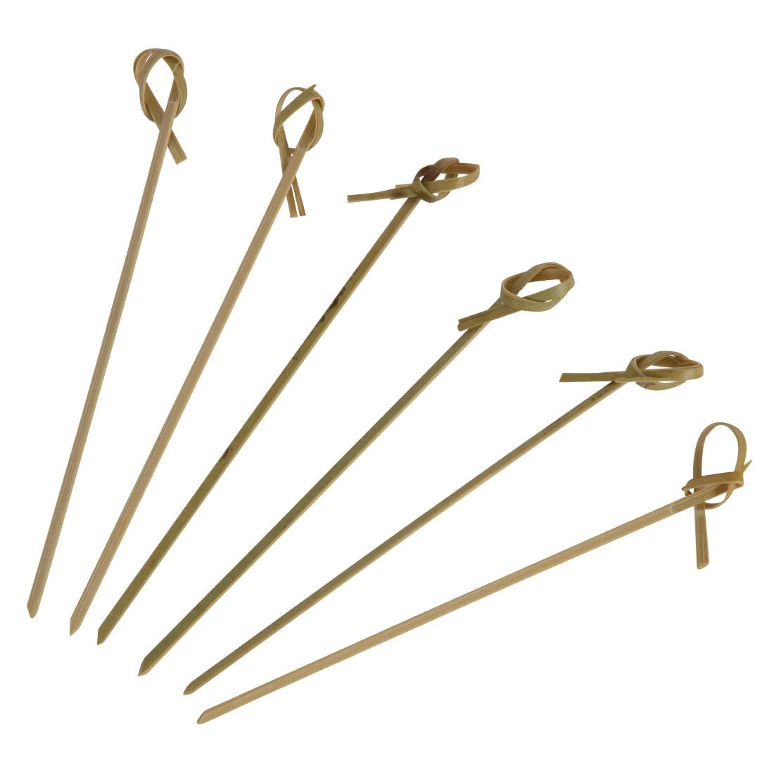Looped Biodegradable Bamboo Skewers 120mm (100 Pack)