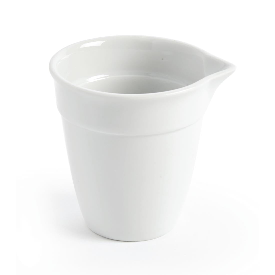 Olympia Whiteware Bistro Milk Jug White 100ml (12 pack)