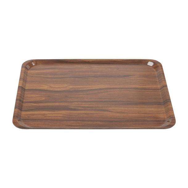 Cambro Tray Capri Rectangle Walnut 270x380mm
