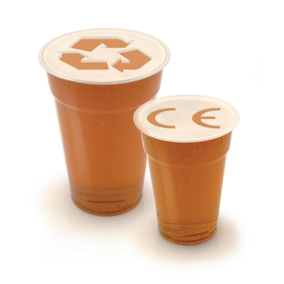 Huhtamaki Disposable Pint to Brim Tumblers UKCA CE Marked (500 Pack)