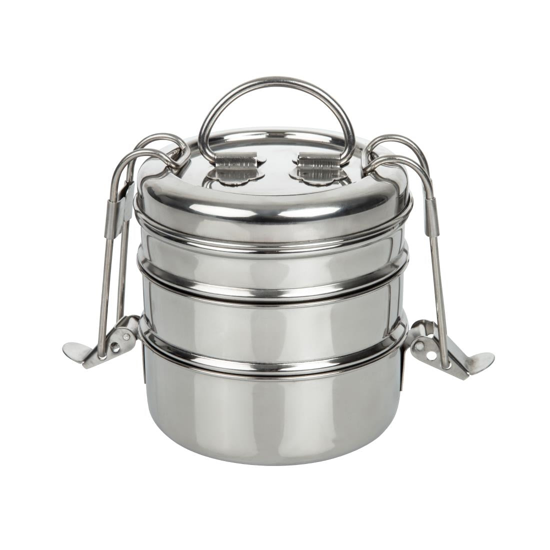 Utopia 3 Tier Tiffin Tin 115mm (6 Pack)
