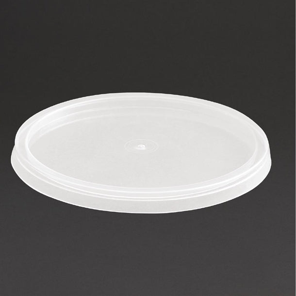 Fiesta Recyclable Microwavable Deli Pot Lids (100 pack)