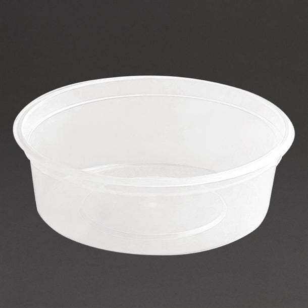 Fiesta Recyclable Plastic Microwavable Deli Pots 50ml / 1.75oz (100 pack)