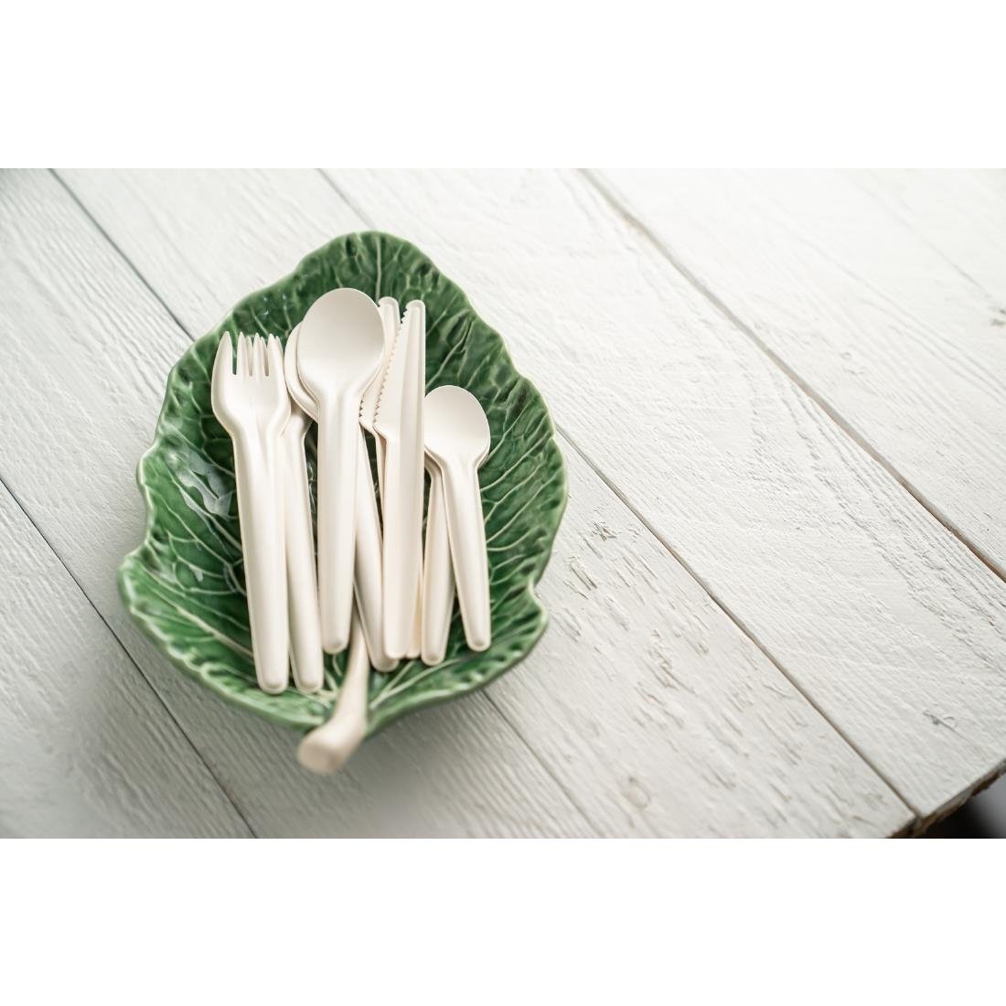 Sabert Recyclable Paper Cutlery Tea Spoon (1000 Pack)