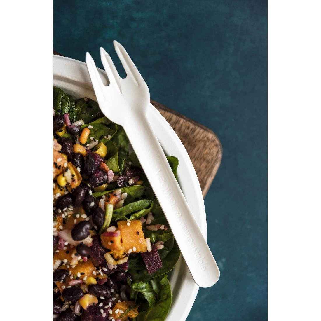 Vegware Compostable Paper Fork (1000 Pack)