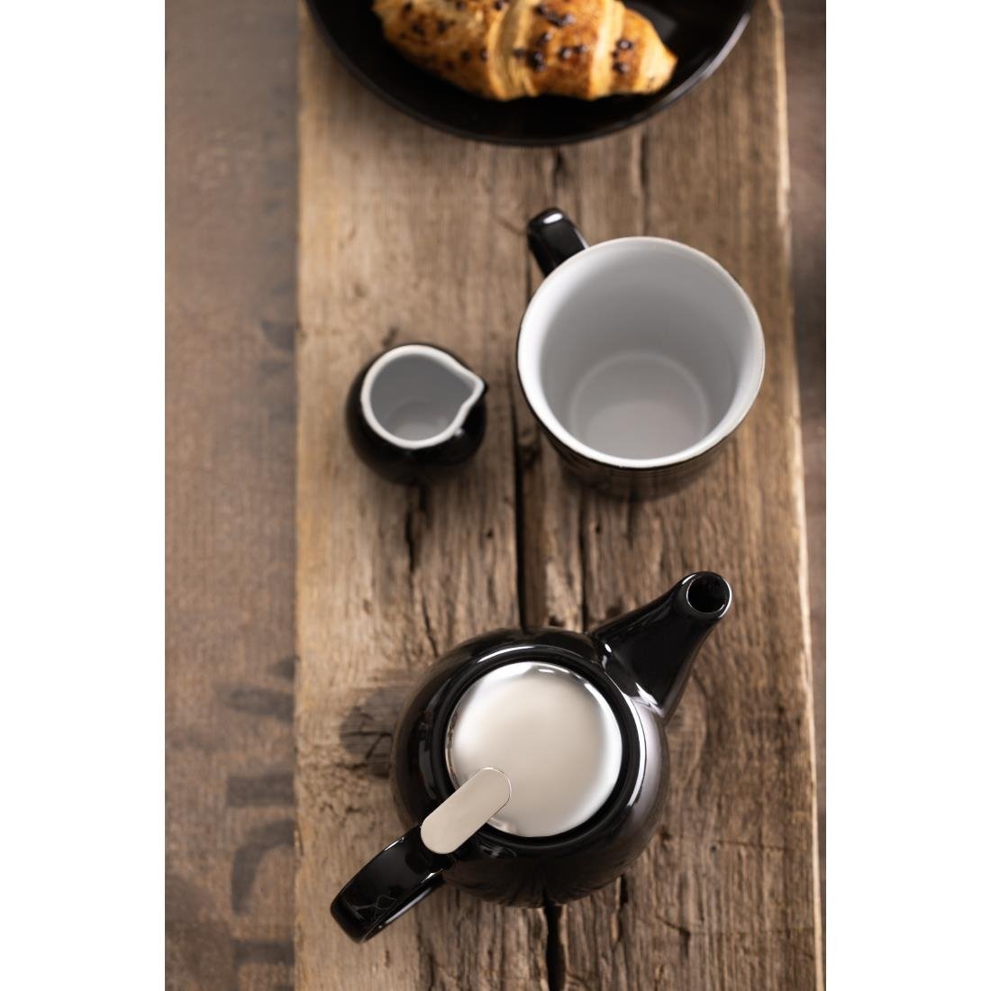 Olympia Cafe Aroma Mug Black - 230ml (6 pack)