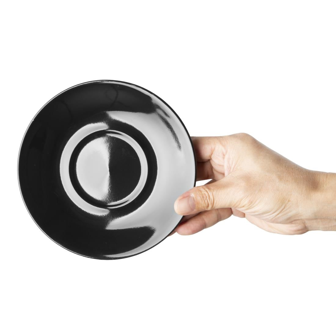 Olympia Cafe Saucer Black (12 Pack)