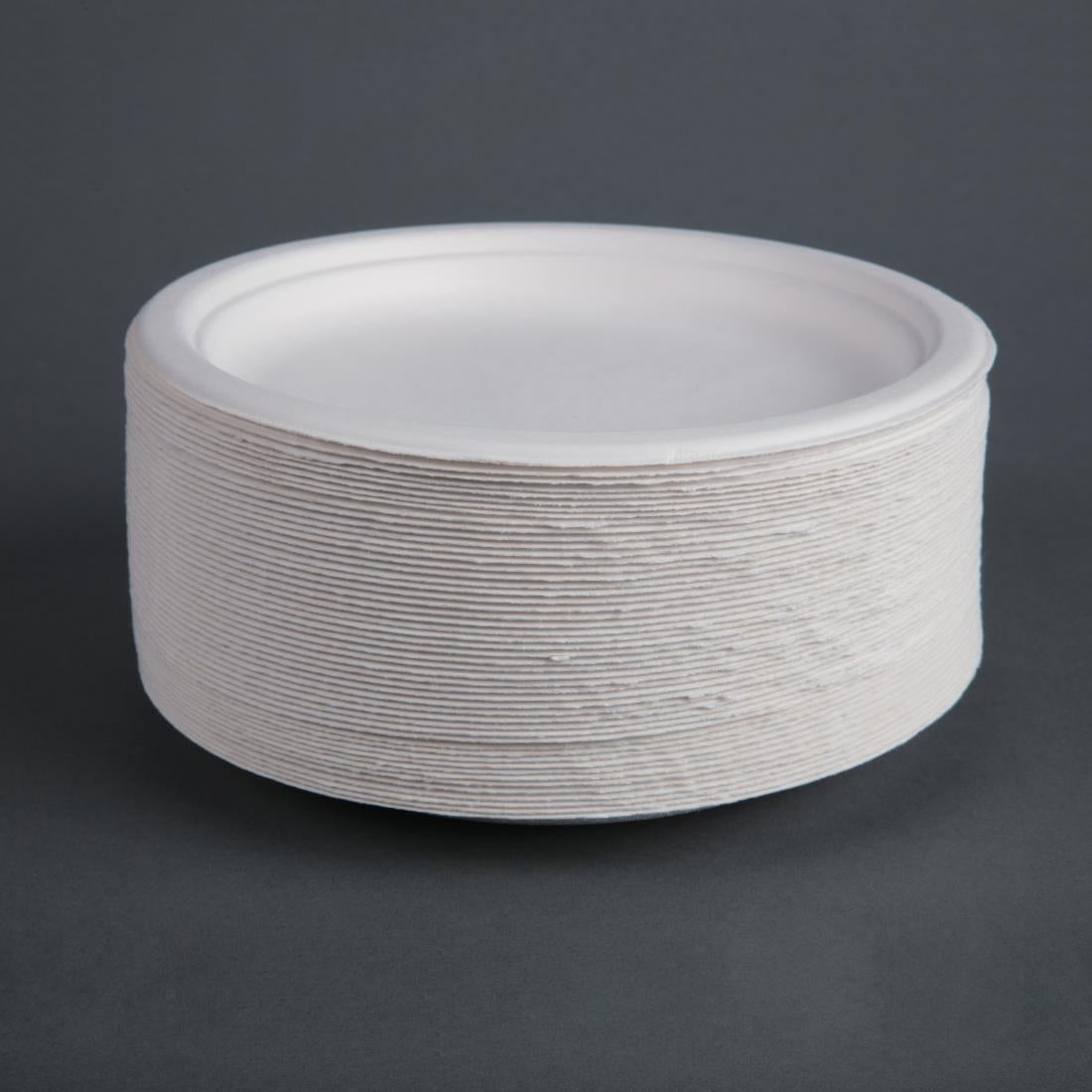 Fiesta Compostable Bagasse Plates Round 179mm (50 Pack)