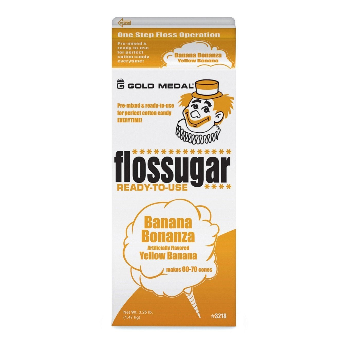 Flossugar Candy Floss Sugar 1.47kg