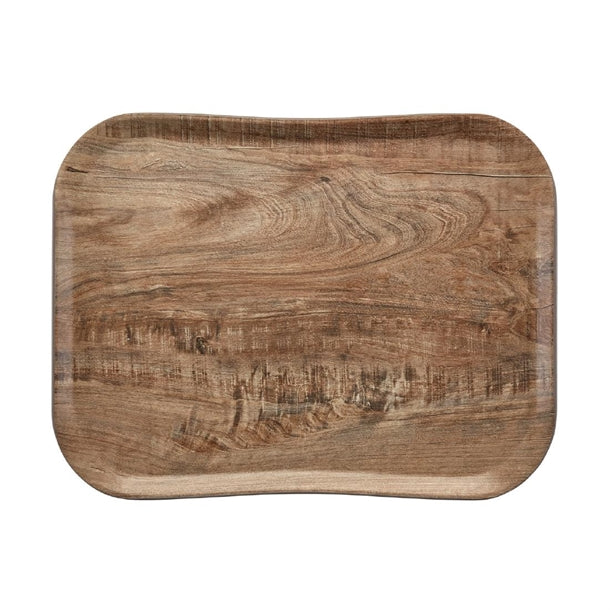 Cambro Versatray Century Non-Slip Light Olive Textured Wood Effect 330x430mm