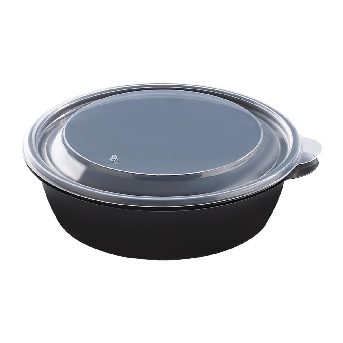Fastpac Large Round Food Containers 1000ml / 35oz (300 Pack)