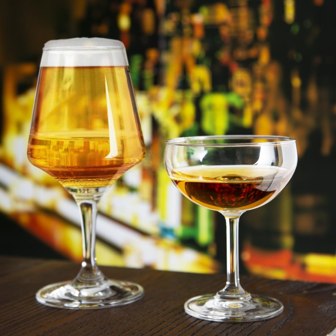 Olympia Stemmed Beer Glasses 390ml (6 Pack)