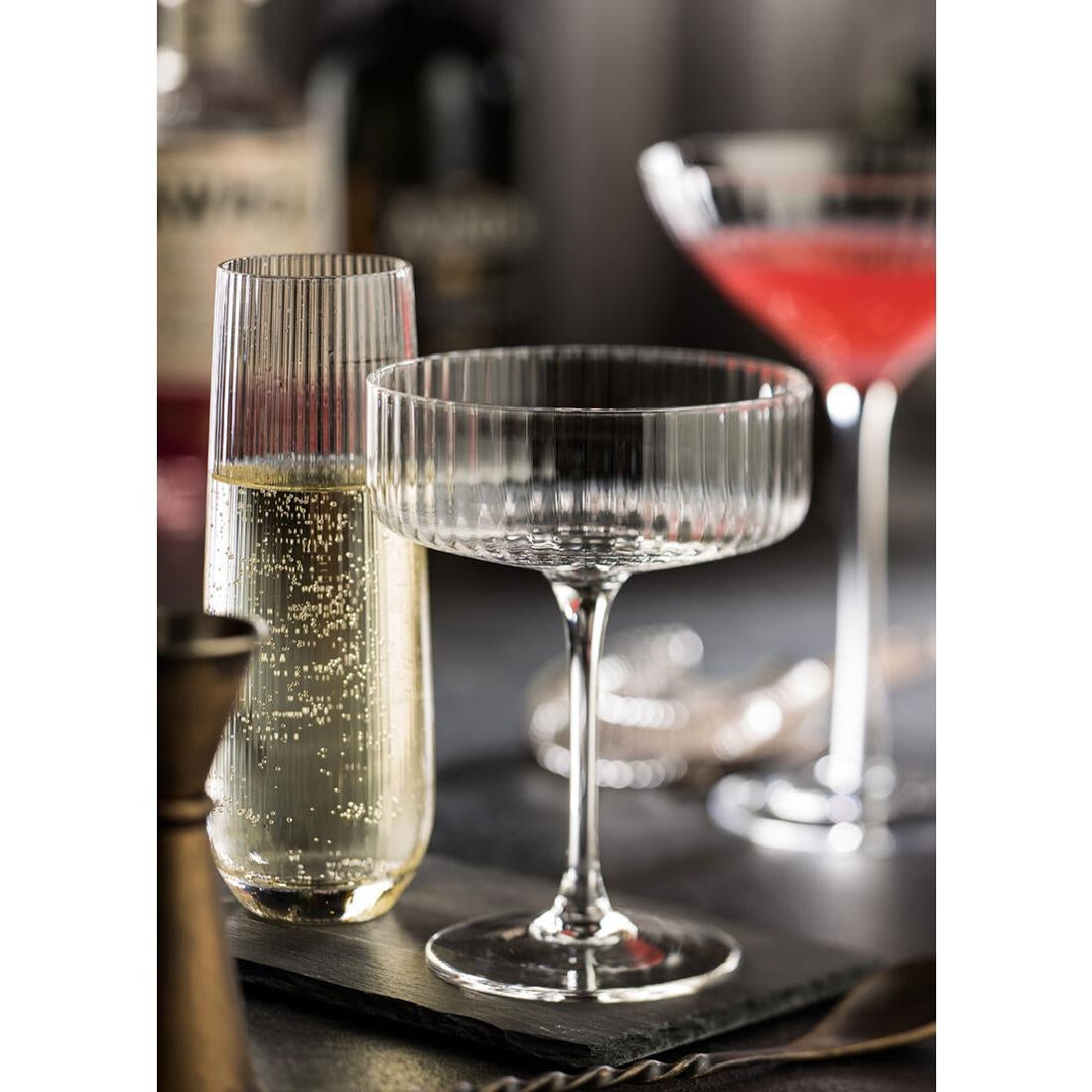 Utopia Hayworth Champagne Glasses 300ml (6 pack)
