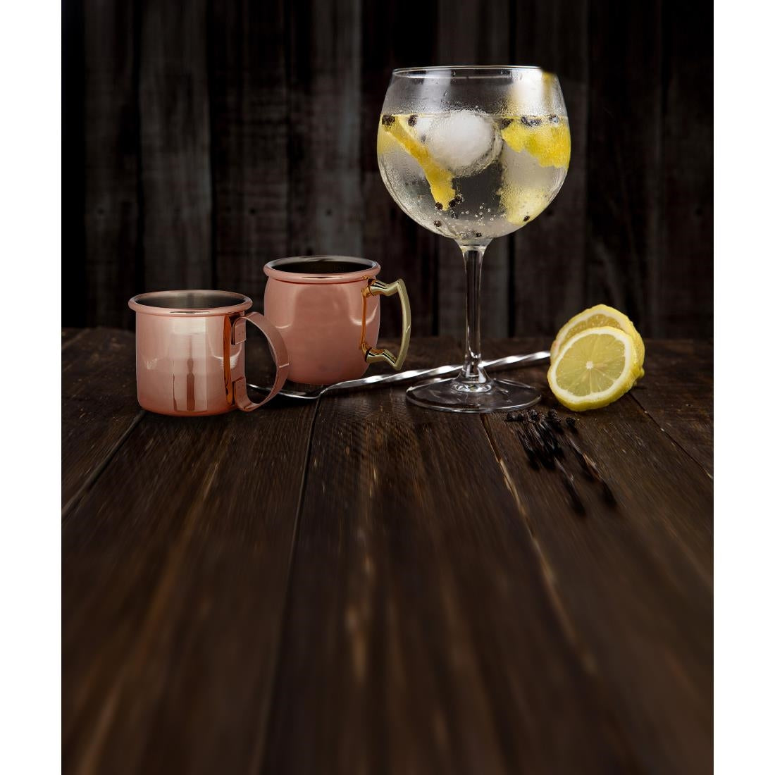 Beaumont Copper Curved Jigger 25ml/50ml