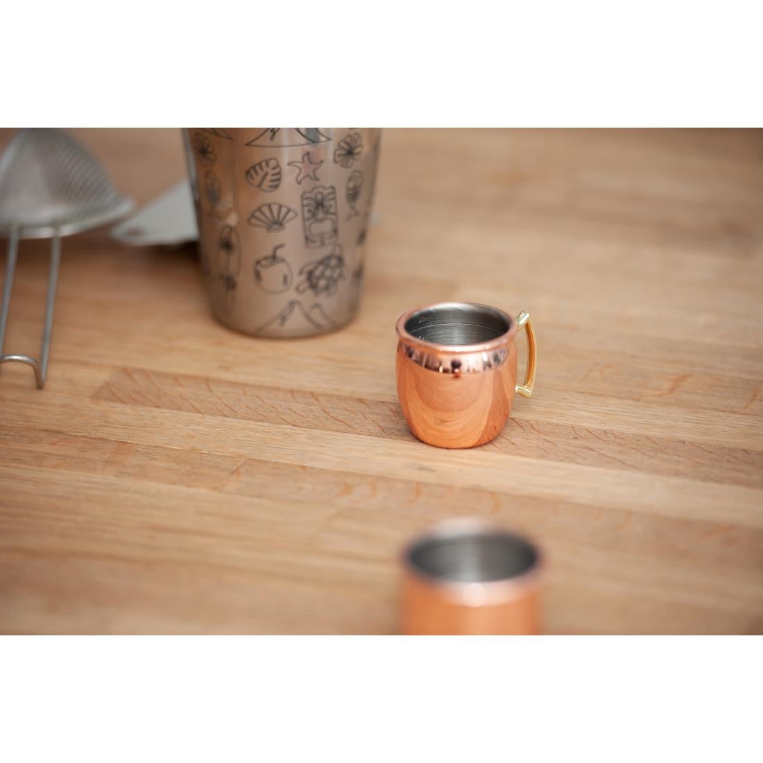 Beaumont Copper Straight Jigger 25ml/50ml