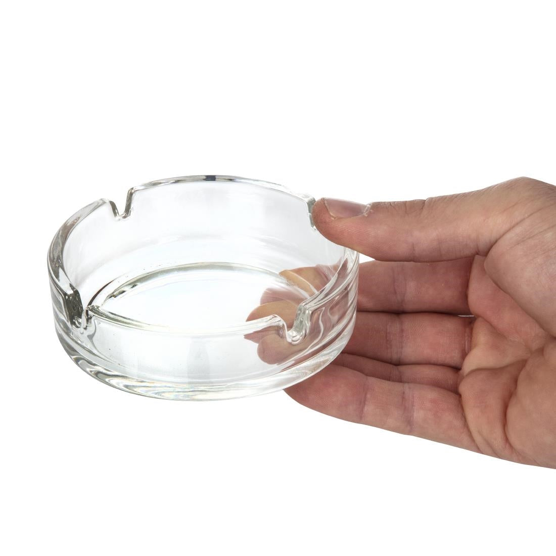 Olympia Small Stackable Glass Ashtrays (Pack of 24)