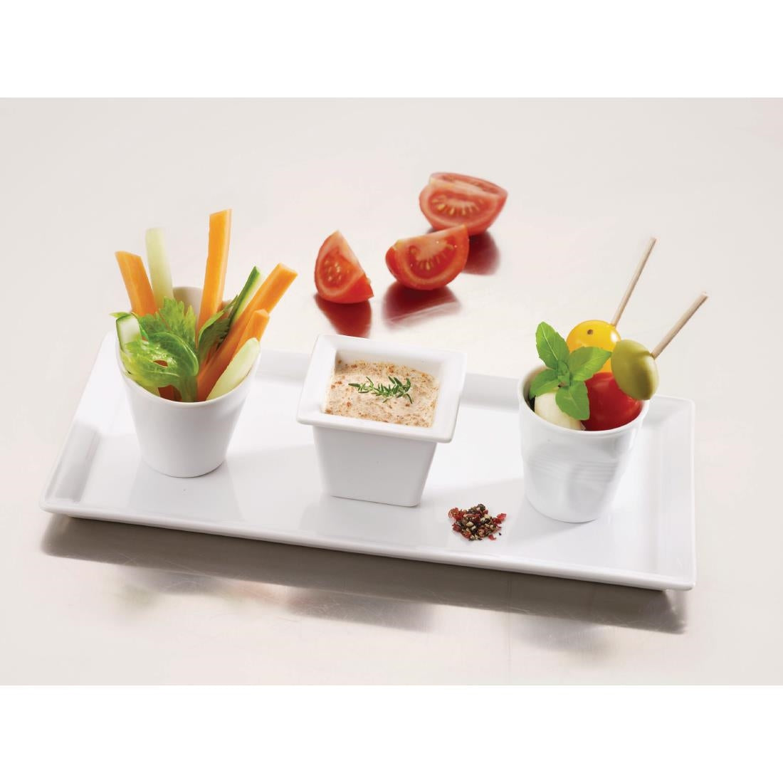 Revol Time Square Rectangular Trays 263mm (6 Pack)