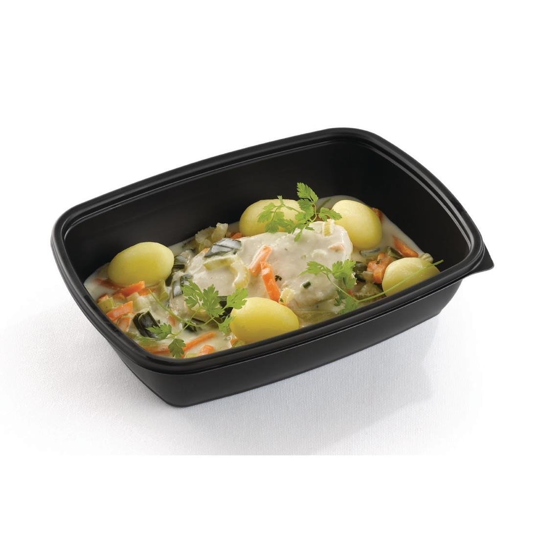 Fastpac Medium Rectangular Food Containers 900ml (300 Pack)