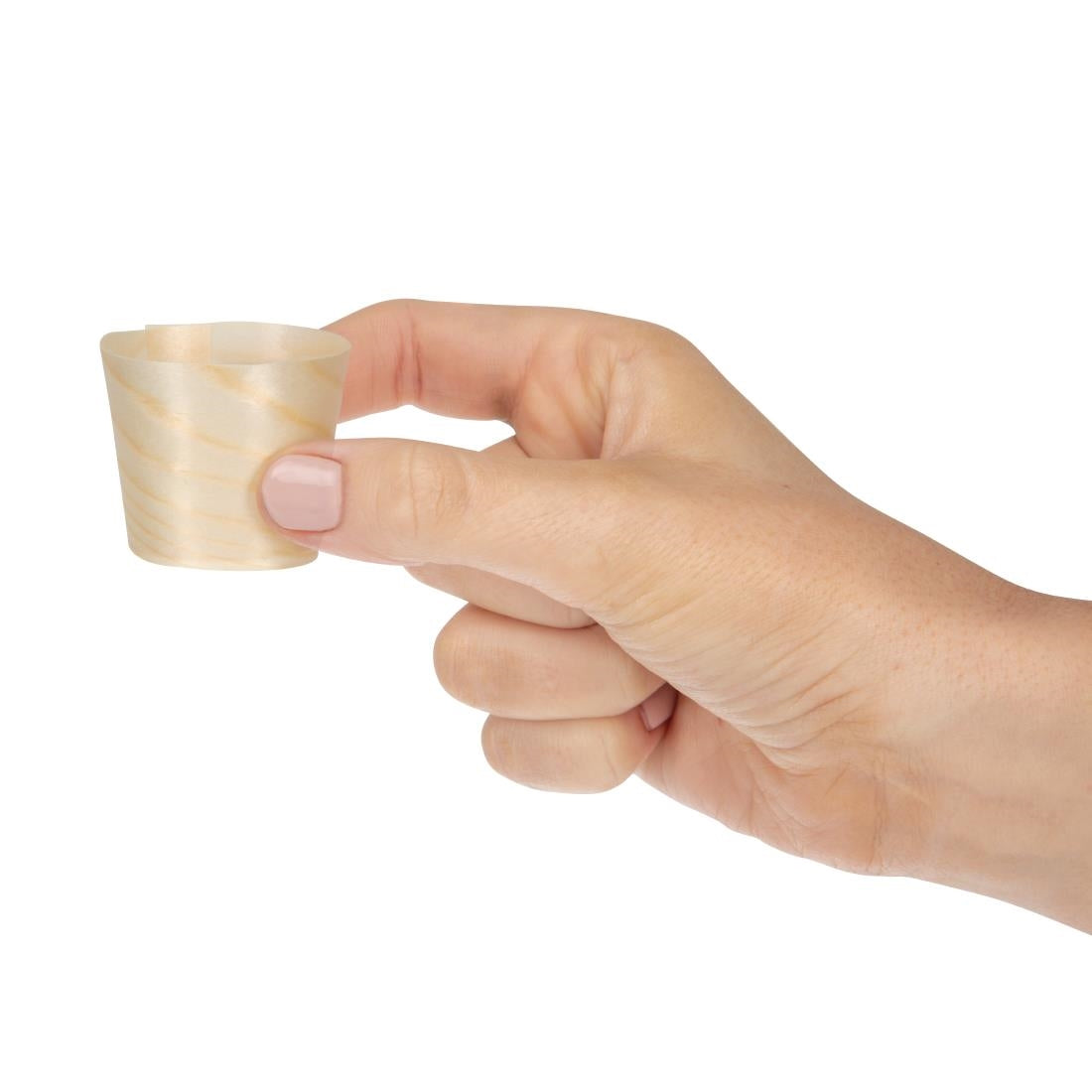 Fiesta Compostable Wooden Sauce Pots 38ml / 1.25oz (100 pack)