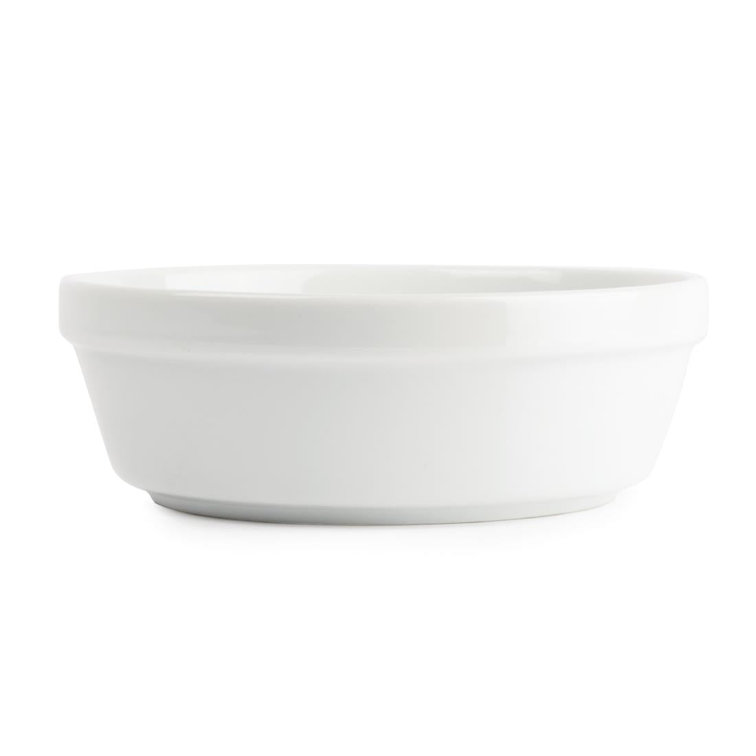 Olympia Whiteware Round Pie Bowls 137mm (Pack of 6)