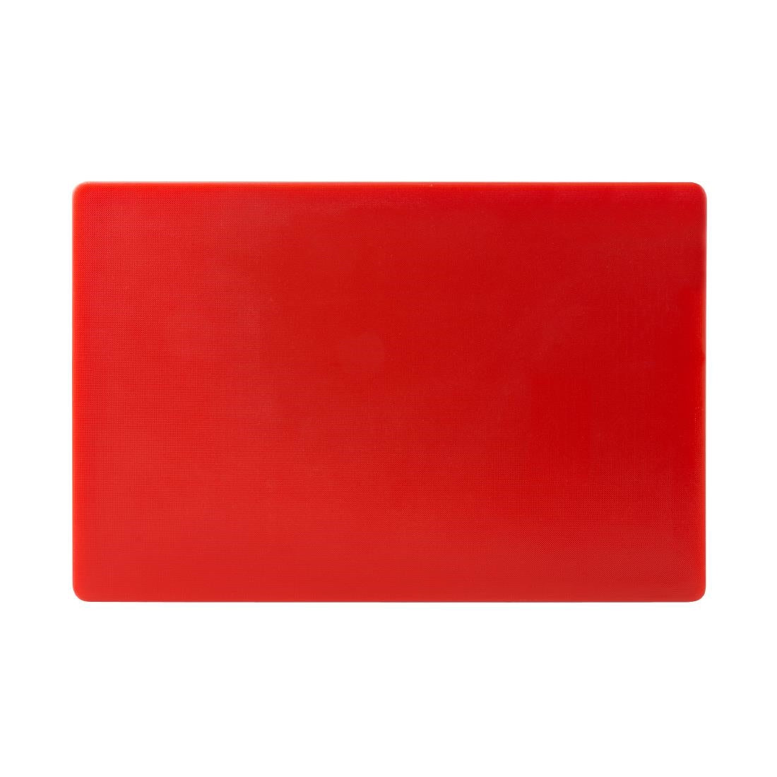 Hygiplas Thick Low Density Red Chopping Board 450x300x20mm