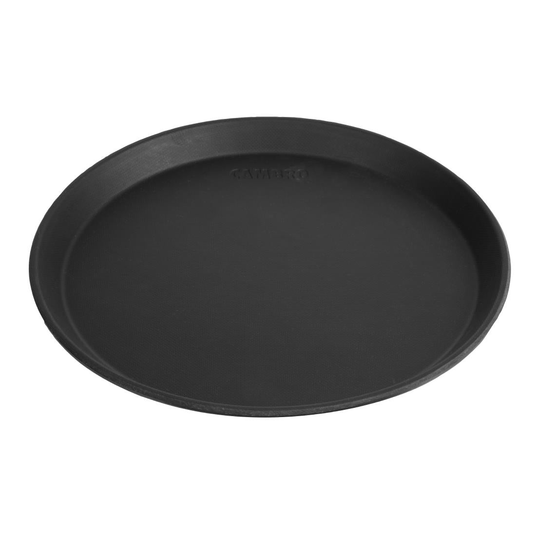 Cambro Camtread Fibreglass Round Non-Slip Tray Black 280mm