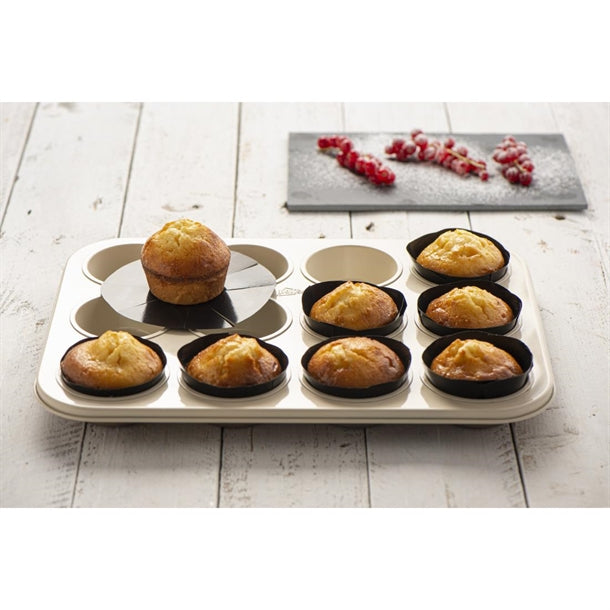 NoStik Reusable Muffin Liners 500mm (12 pack)