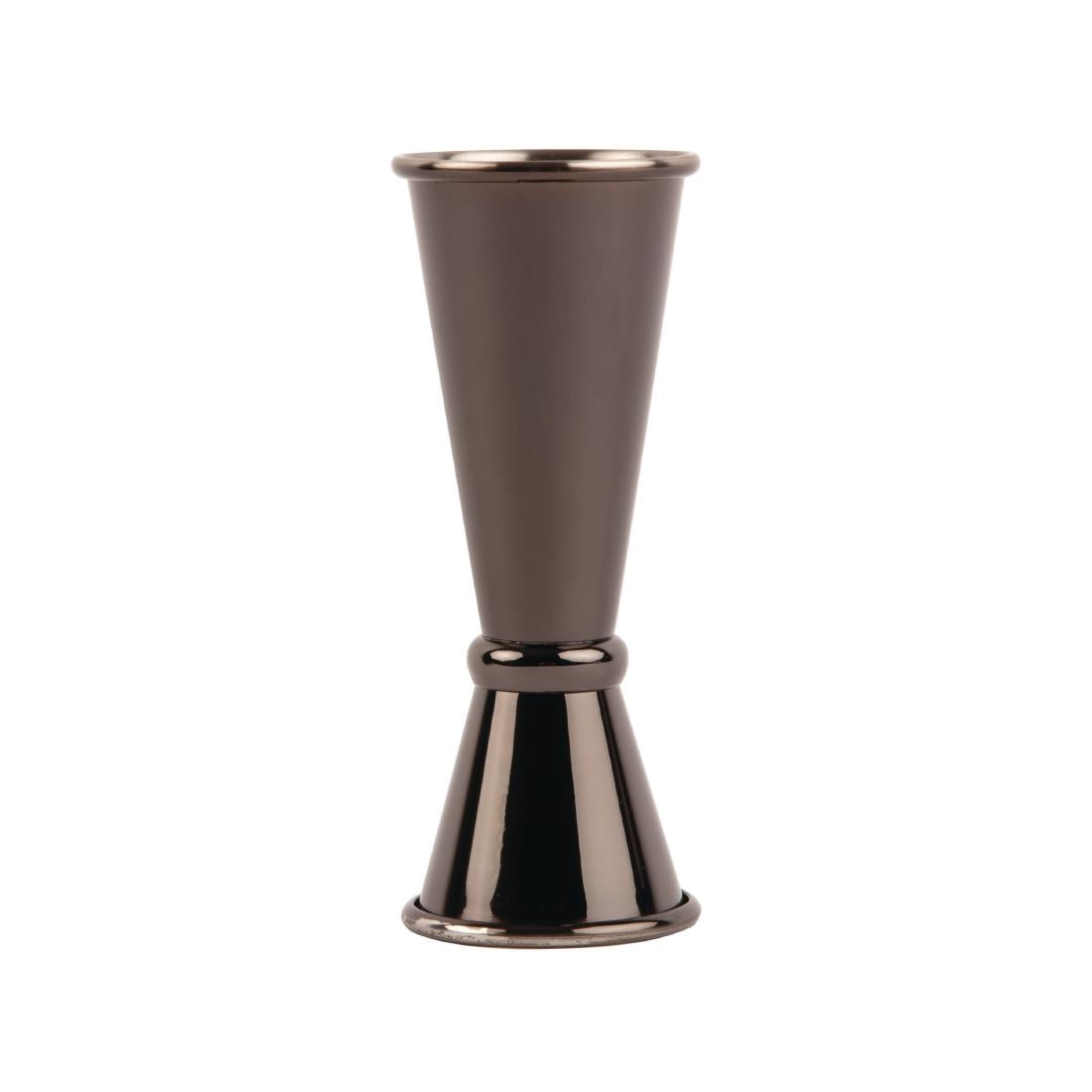 Olympia Banded Jigger Gunmetal 25ml/50ml