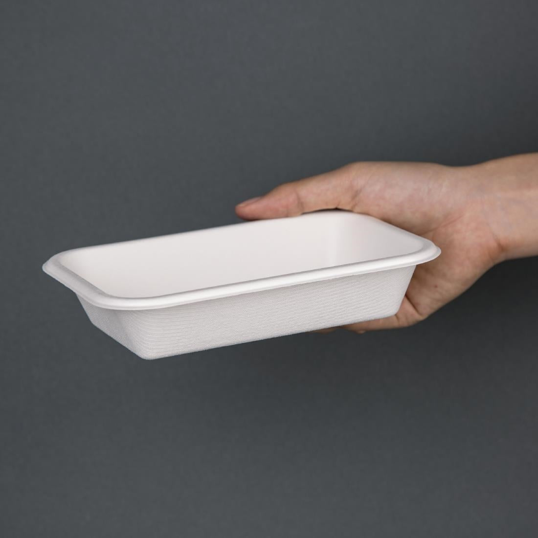 Fiesta Compostable Bagasse Food Trays 16oz (50 Pack)