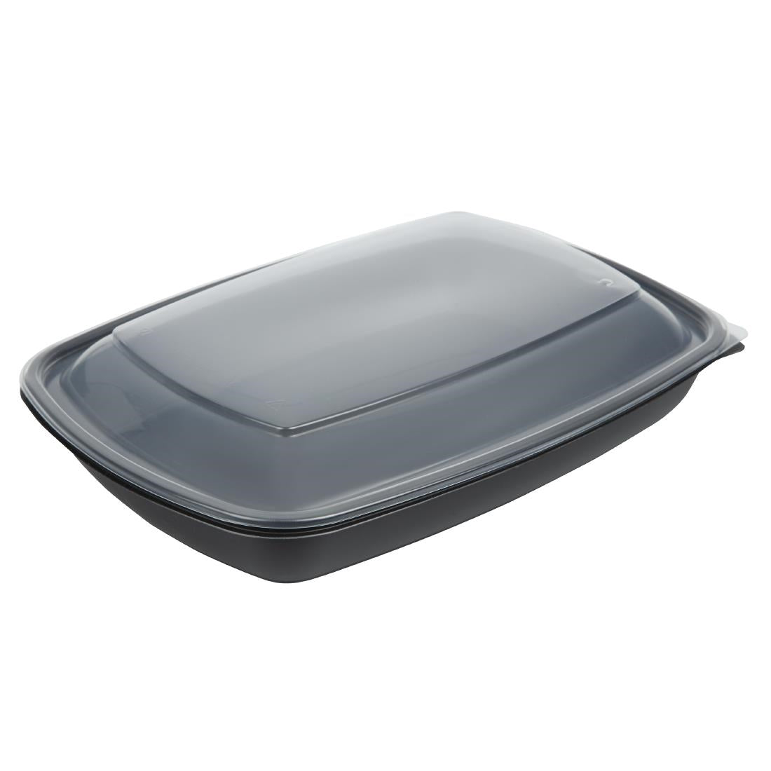 Fastpac Large Rectangular Food Container Lids 1350ml / 48oz (150 pack)