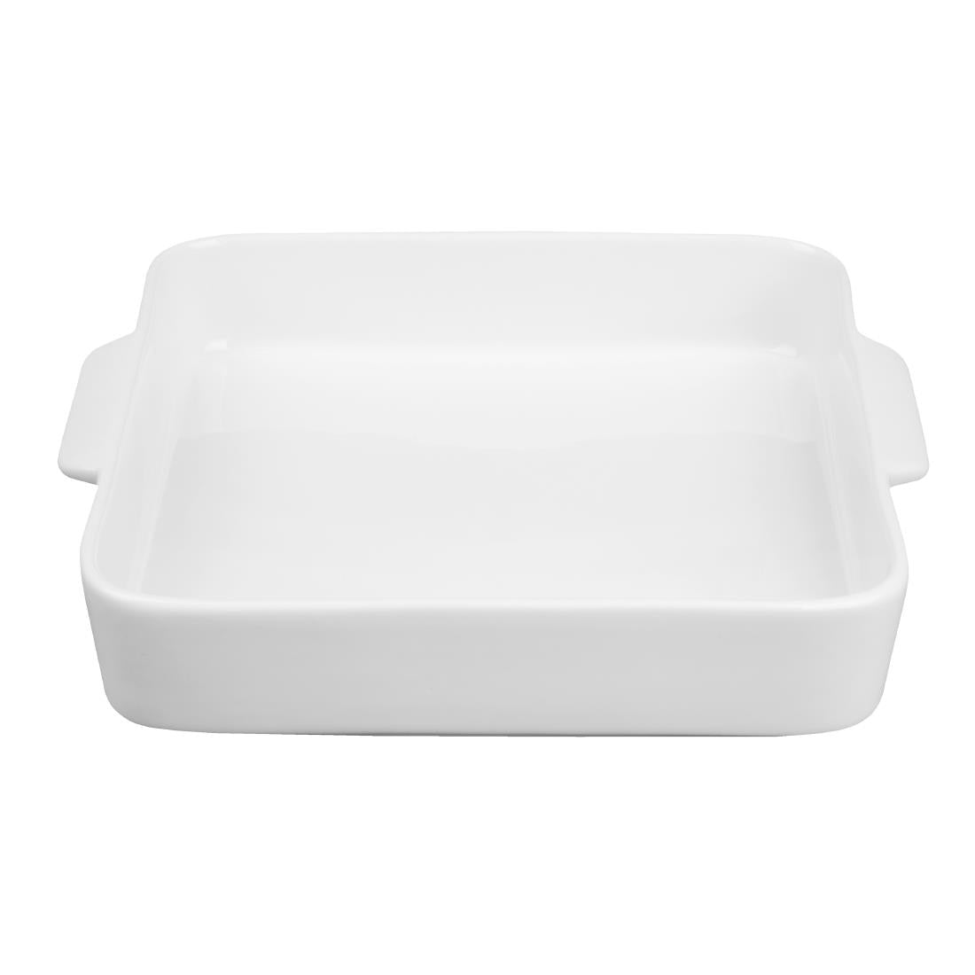 Olympia Whiteware Square Eared Roaster 200x180x40mm (3 pack)